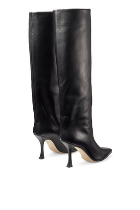 Chad Knee High Leather Boots